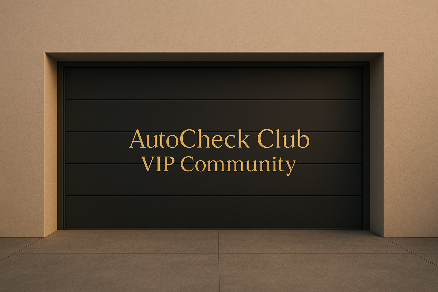 AutoCheck Club VIP Community
